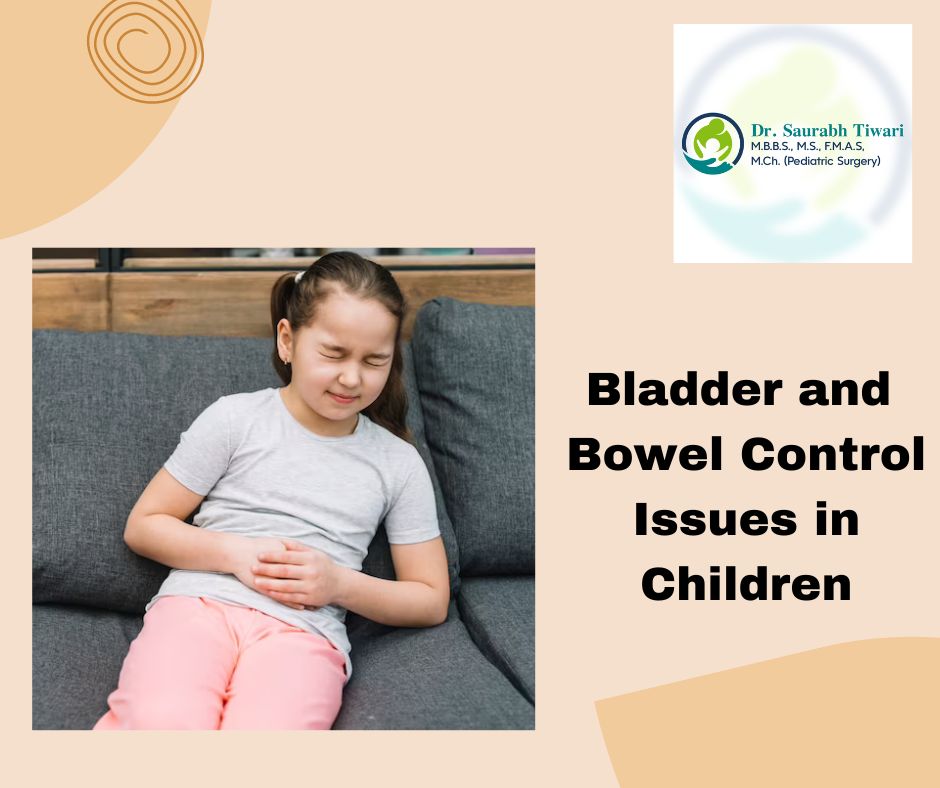 Symptoms and signs of bladder and bowel control issues in children